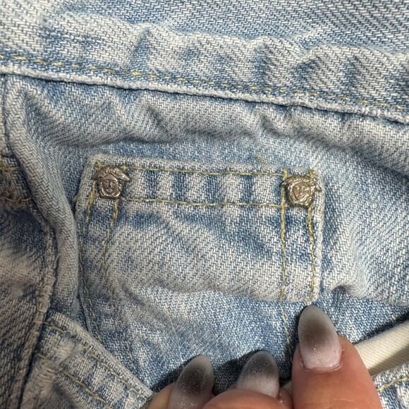 Versace Jeans Couture Light Wash Bootcut Denim size 28- excellent condition! - Picture 7 of 9